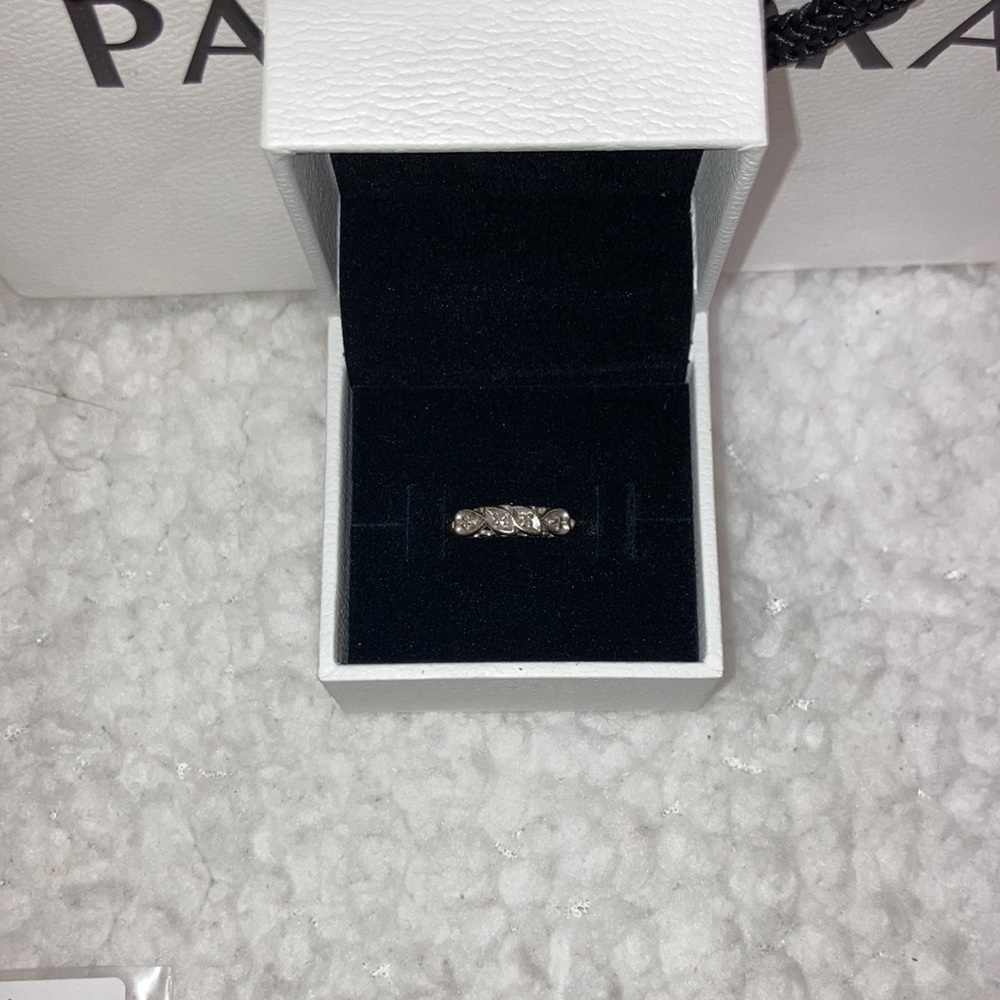 Pandora old fashioned engagement band